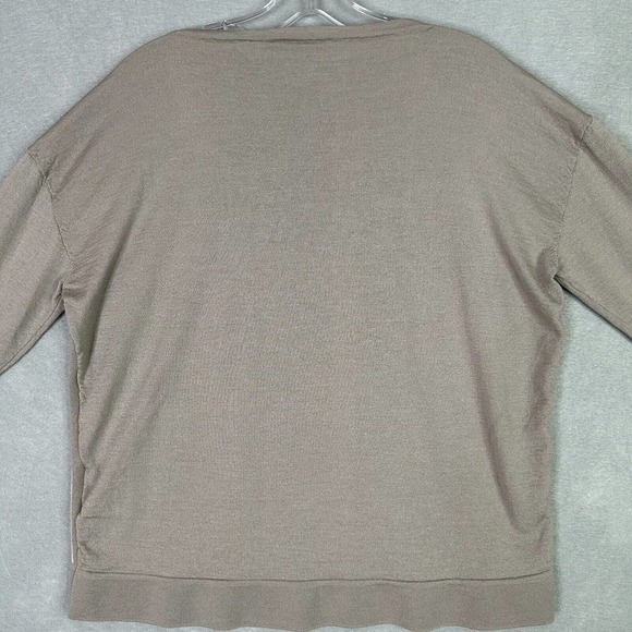 Piazza Sempioni Wool Silk Sweater Women Sz 10 Italian Quality Quiet Luxury - Picture 11 of 16